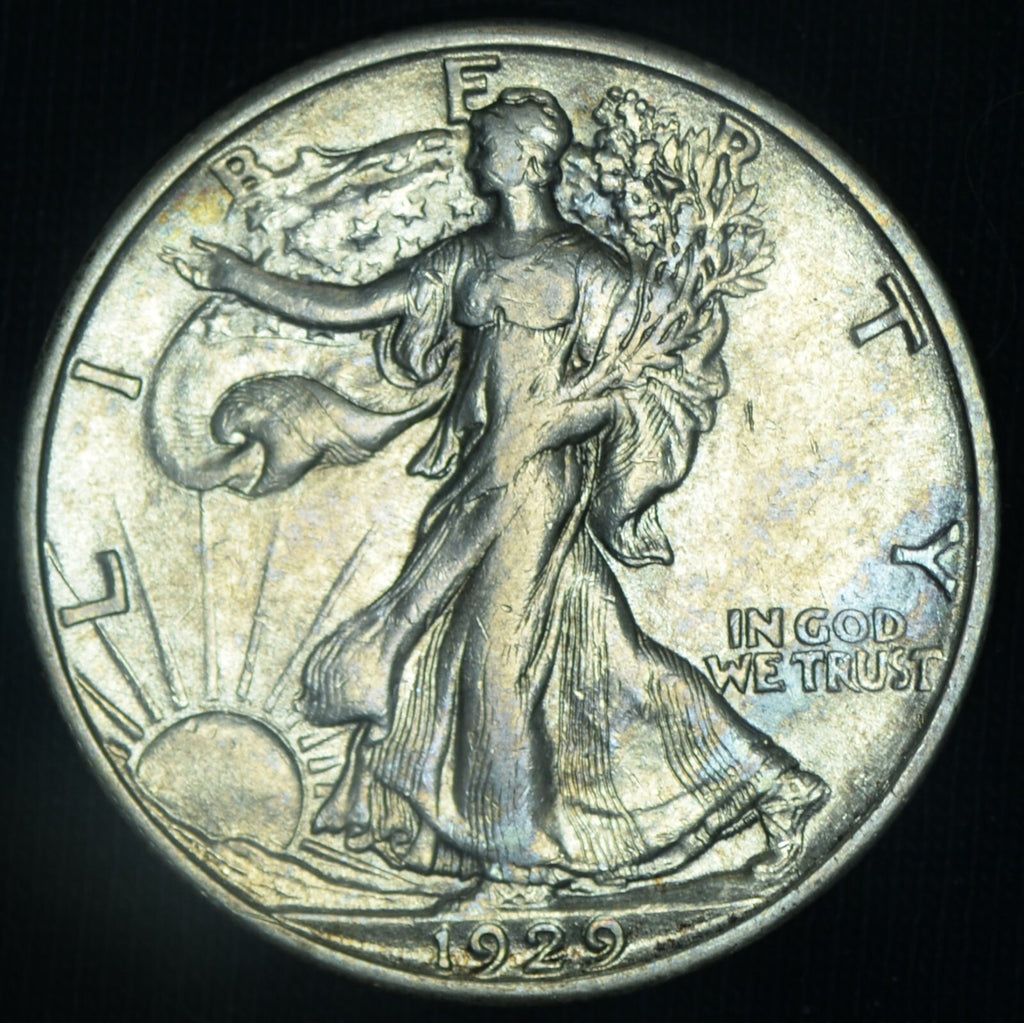 1929-S 50C Walking Liberty Half Dollar AU ~ 26489