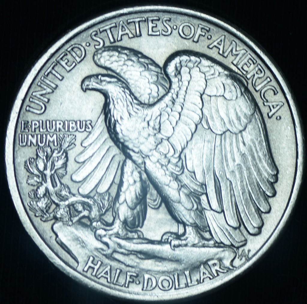 1934 50C Walking Liberty Half Dollar AU/BU Slider ~ 26417