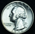1954 25C Washington Quarter Frosty BU ~ 26265