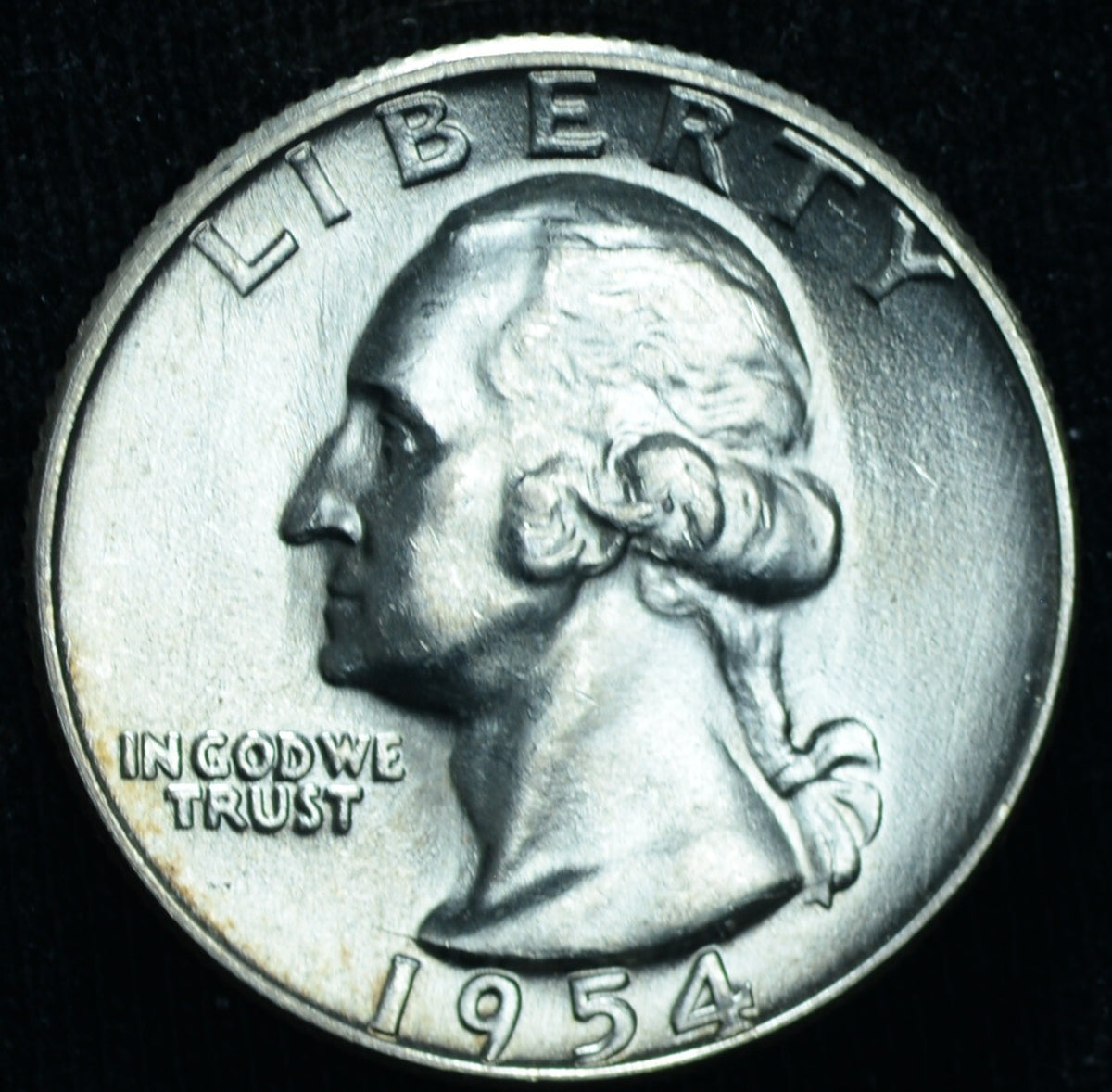 1954 25C Washington Quarter Frosty BU ~ 26265