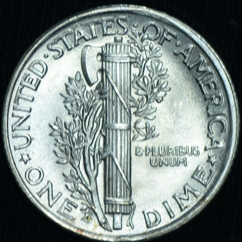 1937-D 10C Mercury Dime BU FB ~ 26298