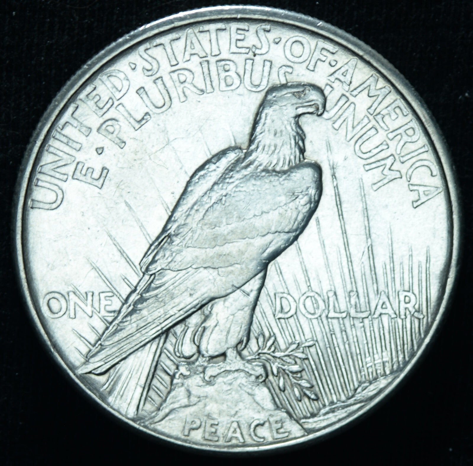 1921 High Relief Peace Silver Dollar AU ~ 26074