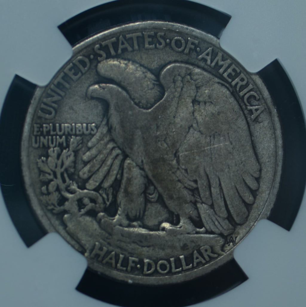 1916 S  50C Walking Liberty Half Dollar VG8 Rare Key Date  ~ 26497