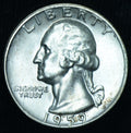 1959 25C Washington Quarter Type B Reverse BU ~ 26369
