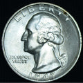 1947-S 25C Washington Quarter Frosty BU ~ 26234