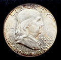 1962-D 50C Franklin Half Dollar UNC Toned - 25286