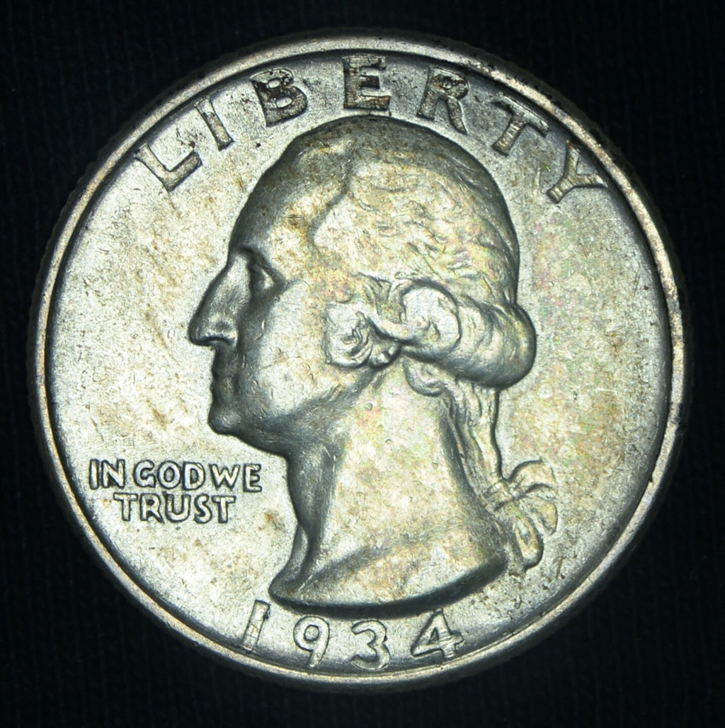 1934 25C Washington Quarter AU ~ 26525