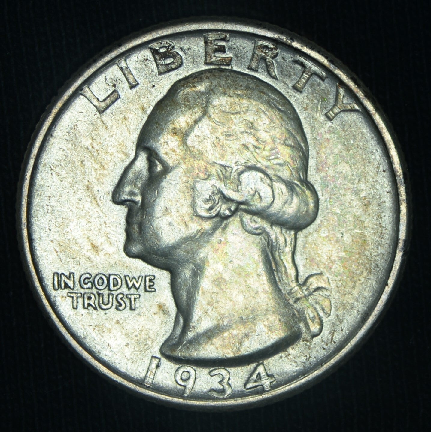 1934 25C Washington Quarter AU ~ 26525