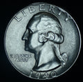 1940 25C Washington Silver Quarter BU Gem ~ 26456