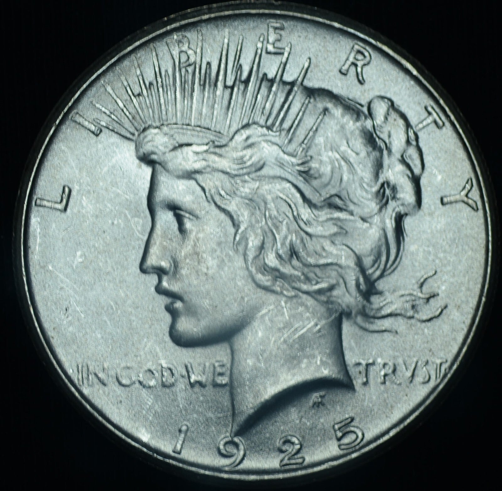 1925 Peace Dollar BU Gem Blazing White ~ 24663