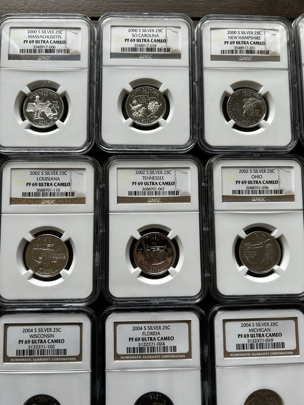 All 50 Silver State Quarters Proof Set DCAM69 - 26340