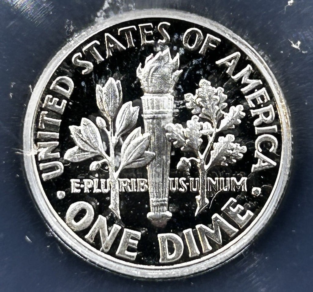 1961 10C (Proof) Roosevelt Dime Rare Cond PF69 DCAM (Scuff Slab-NOT COIN)  25154