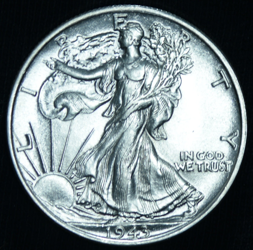 1943 50C Walking Liberty Half Dollar BU ~ 26236