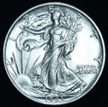 1943 50C Walking Liberty Half Dollar BU ~ 26236