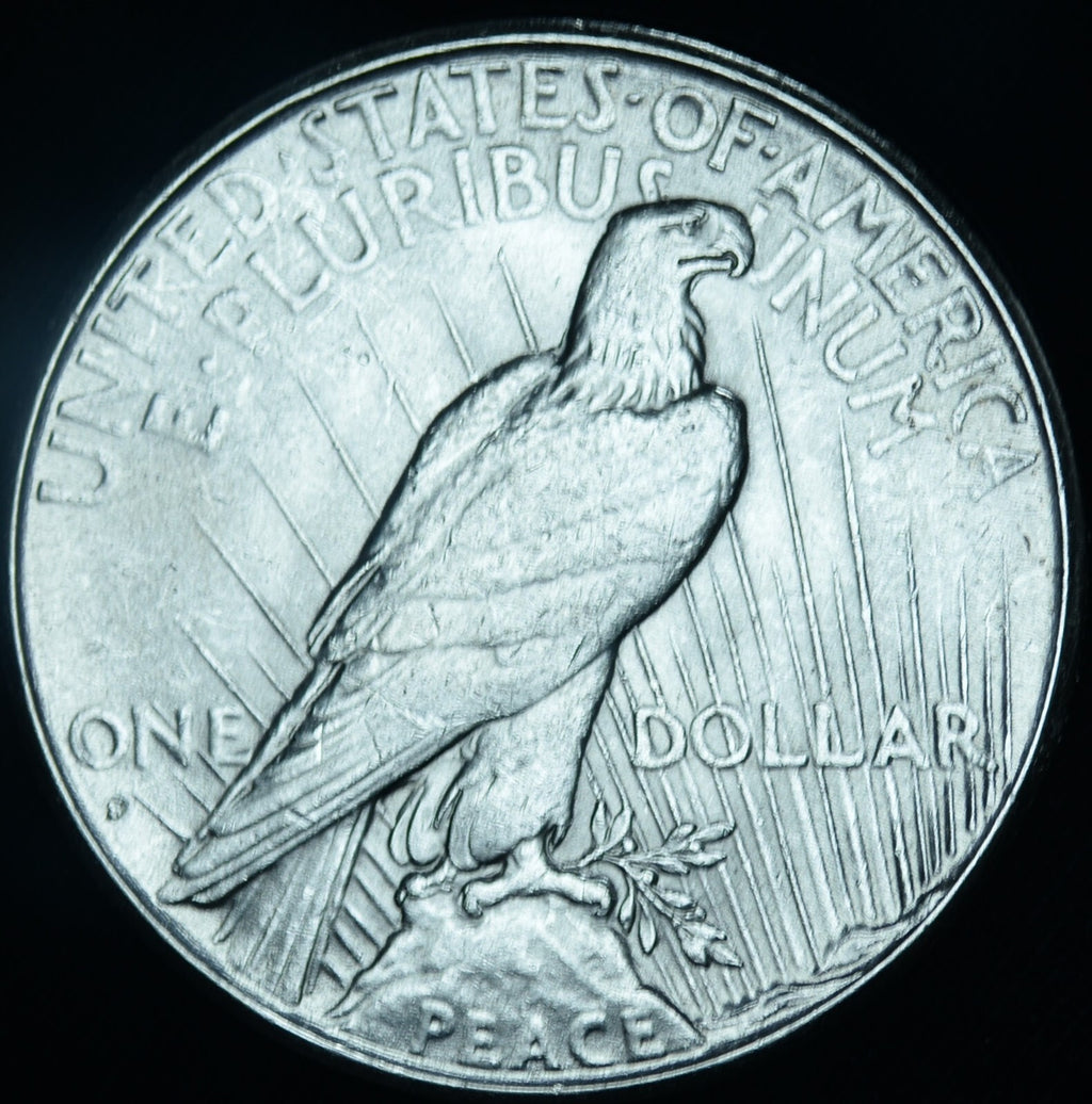 1928-S Peace Silver Dollar AU+ Mint Luster - 26441