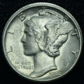 1944-D 10C Mercury Dime BU - 25384