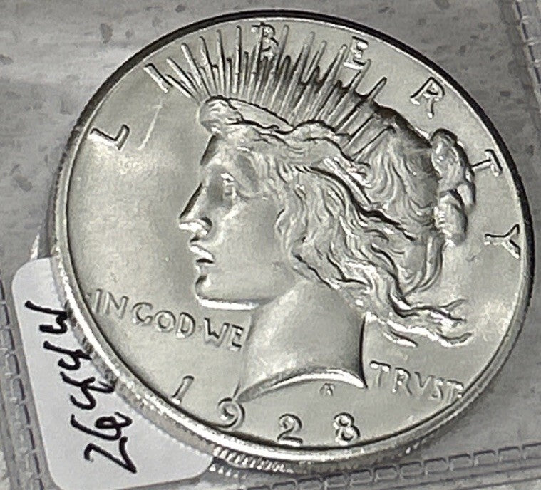 1928 Peace Dollar Bright Luster BU+ - 26444