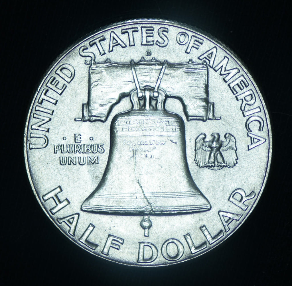 1948-D 50C Franklin Half Dollar BU Brilliant Uncirculated ~ 26557