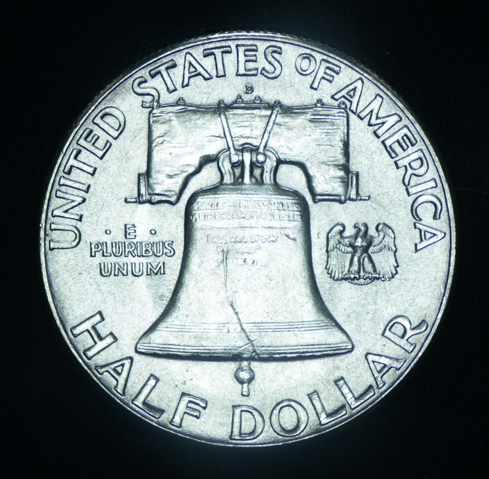 1948-D 50C Franklin Half Dollar BU Brilliant Uncirculated ~ 26557