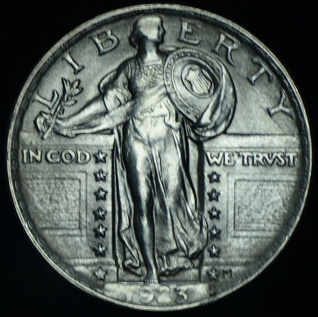 1923 25C Standing Liberty Quarter BU Lusterous Beauty ~ 26447