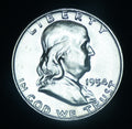 1954-D 50C Franklin Half Dollar BU Brilliant Uncirculated ~ 26564