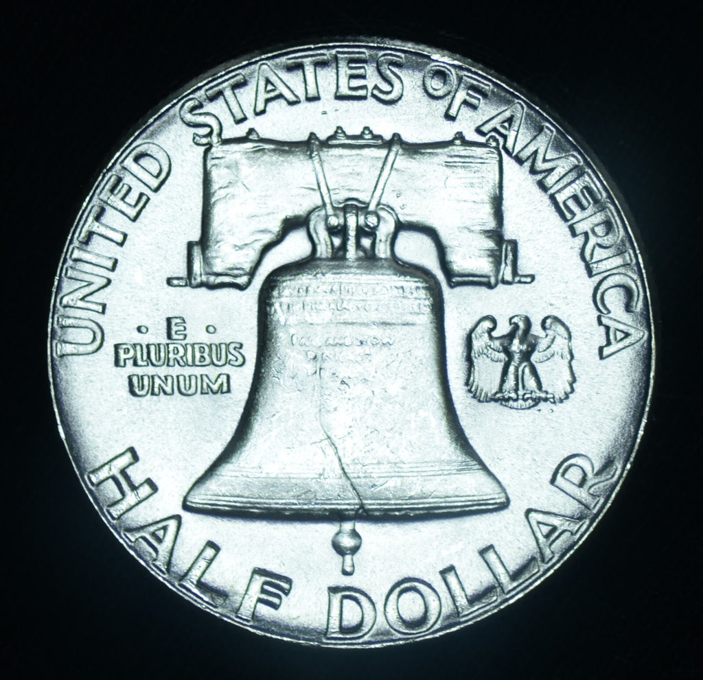 1951 50C Franklin Silver Half Dollar BU Luster ~ 26555