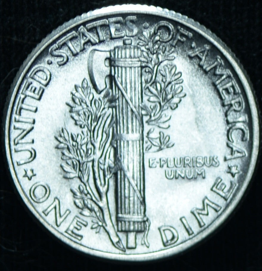 1944 10C Mercury Dime BU - 25461