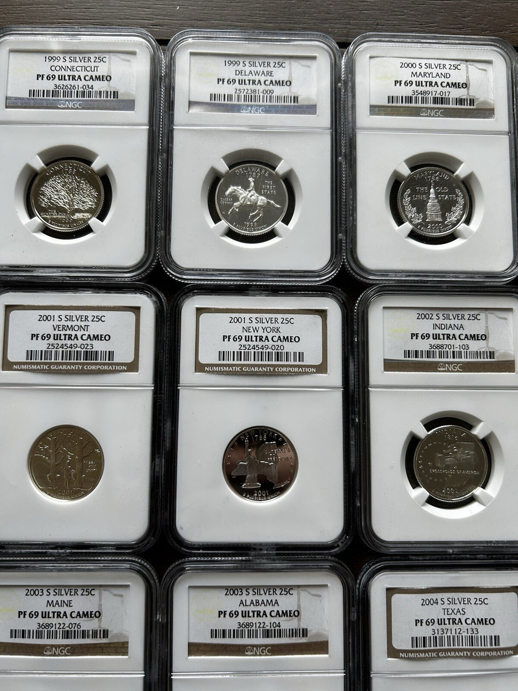 All 50 Silver State Quarters Proof Set DCAM69 - 26340