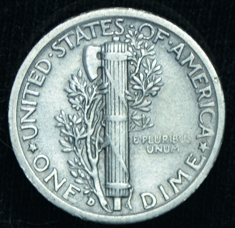 1935-D 10C Mercury Dime XF - 25427