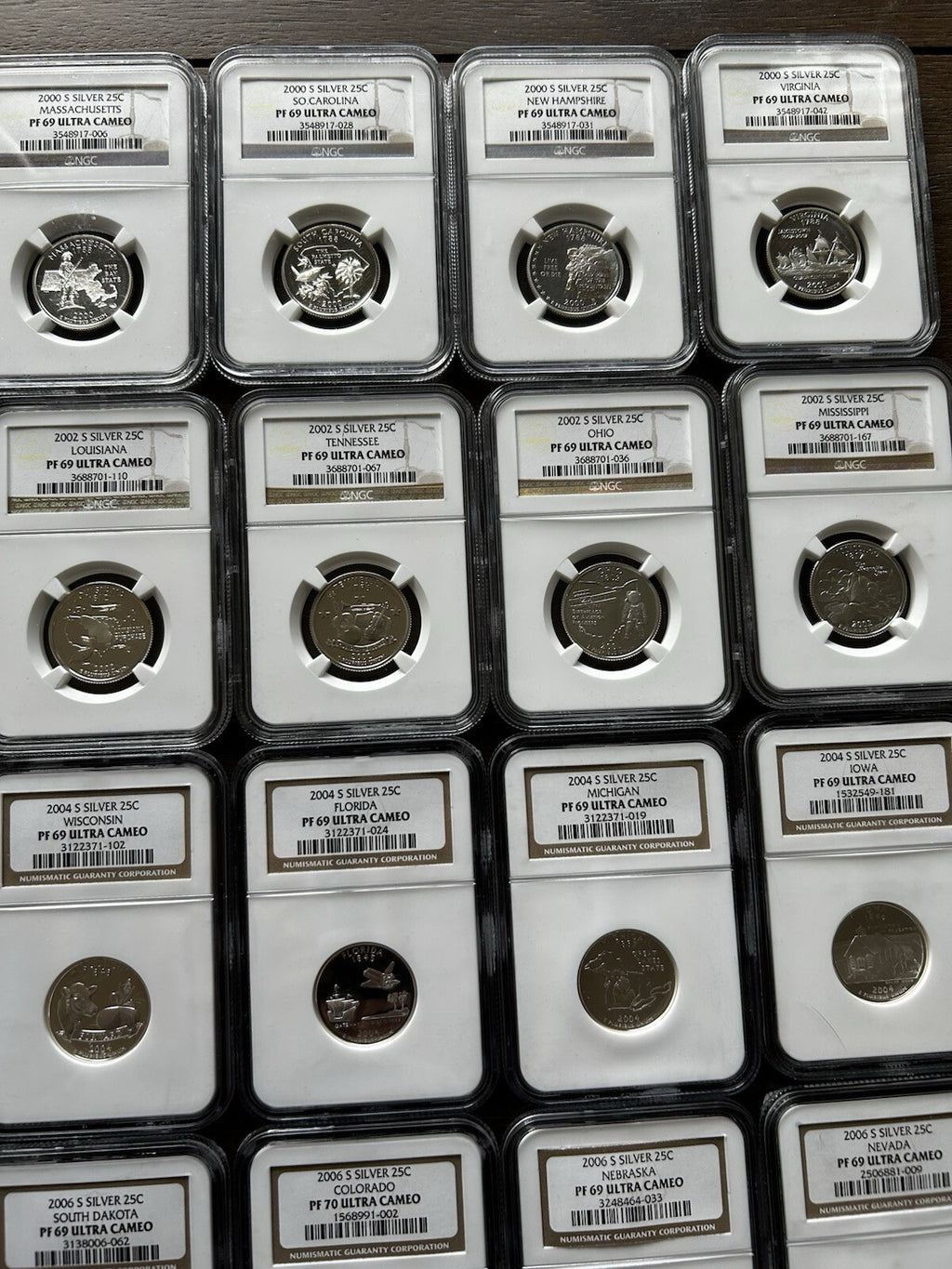 All 50 Silver State Quarters Proof Set DCAM69 - 26340