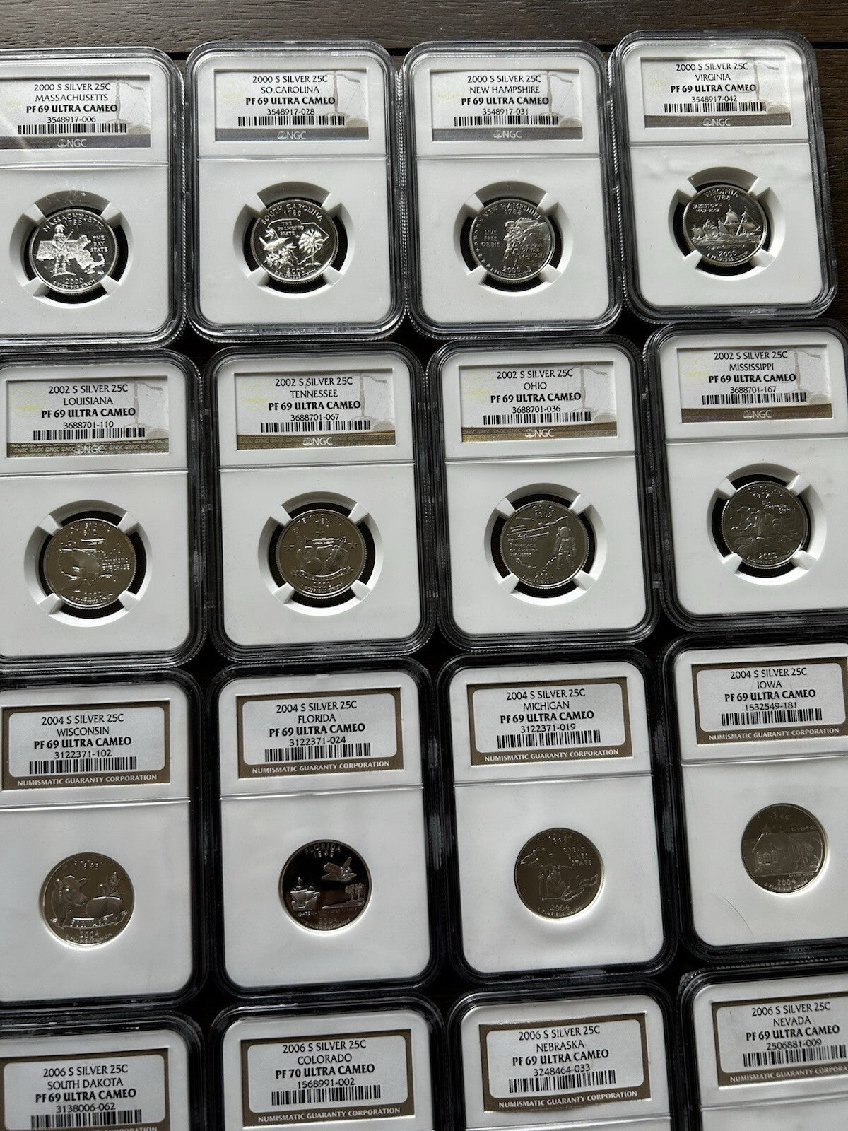 All 50 Silver State Quarters Proof Set DCAM69 - 26340