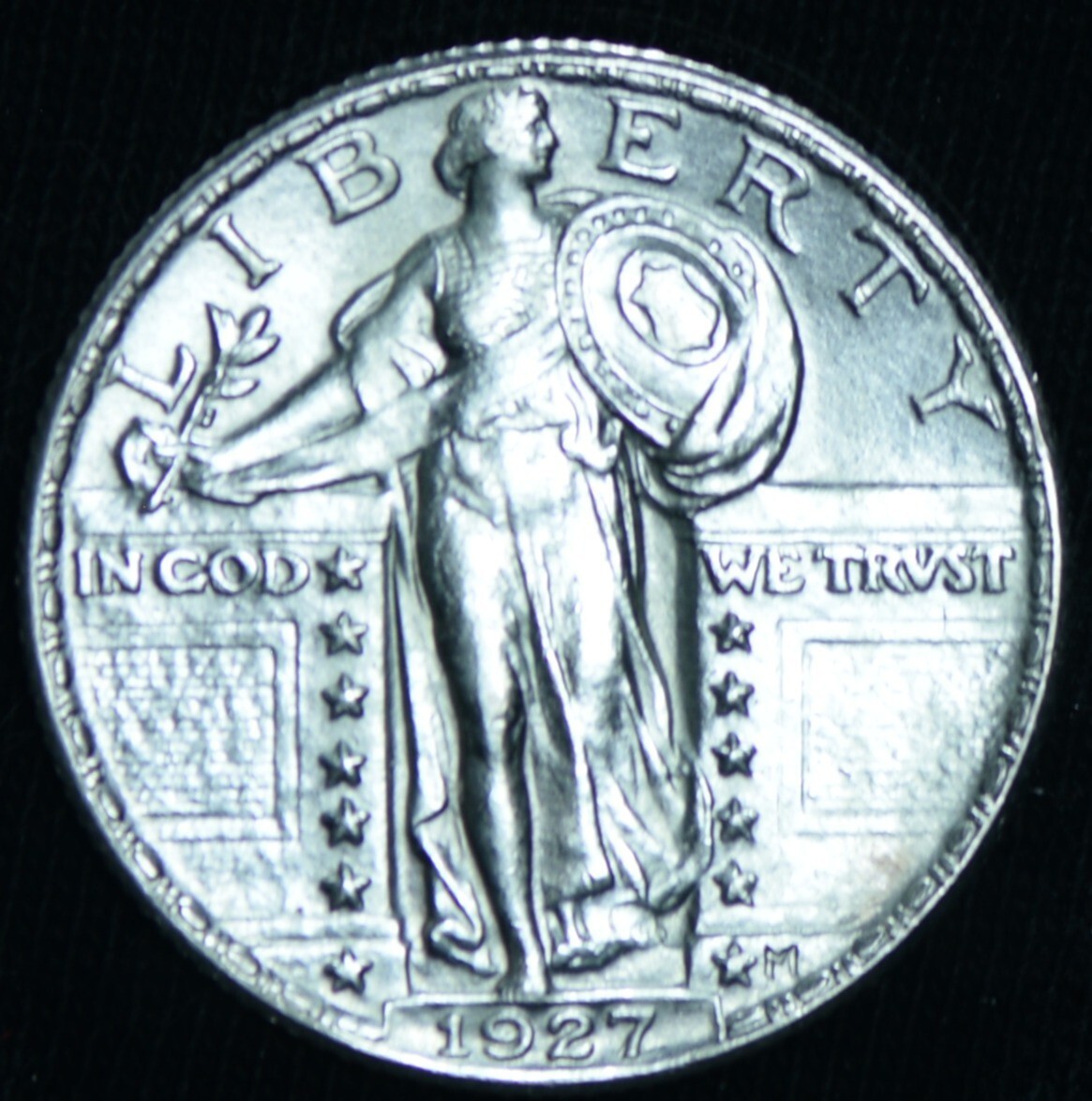 1927 25C Standing Liberty Quarter BU Frosty ~ 26249