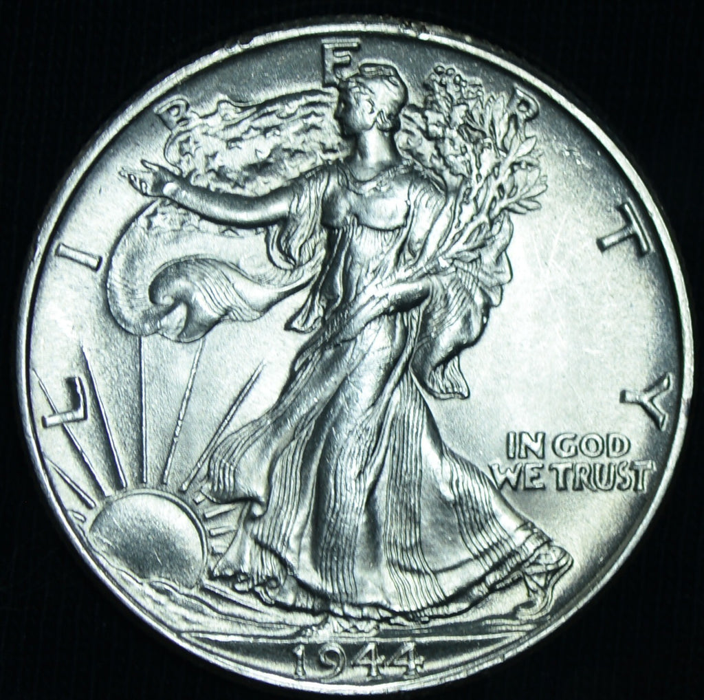 1944 50C Walking Liberty Half Dollar BU ~ 26240