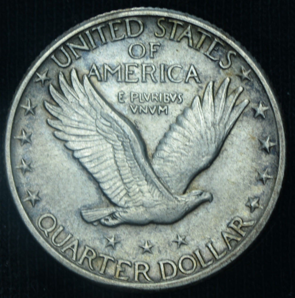 1929 25C Standing Liberty Quarter AU+ - 25450