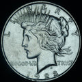 1923-D Peace Dollar AU+ About Uncirculated - 26476