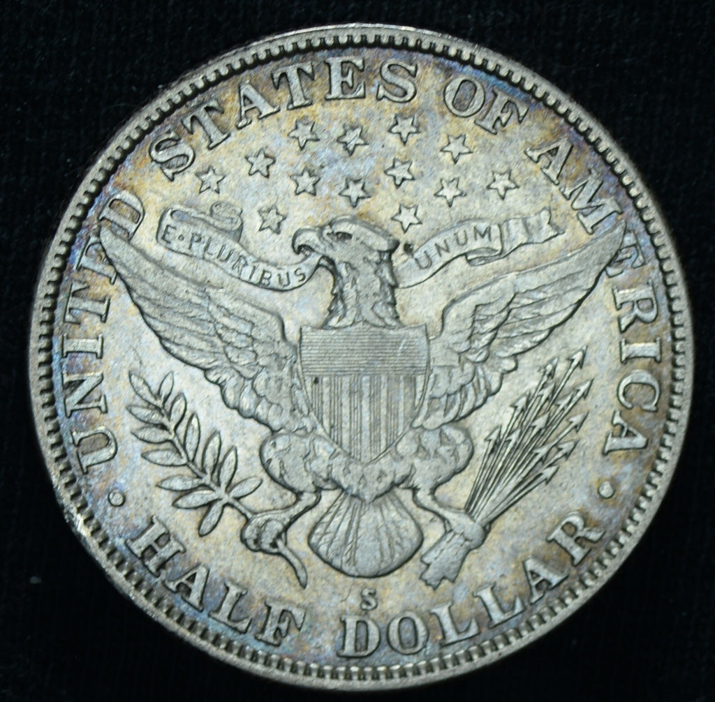 1914 S Barber Silver Half Dollar AU ~ 26114