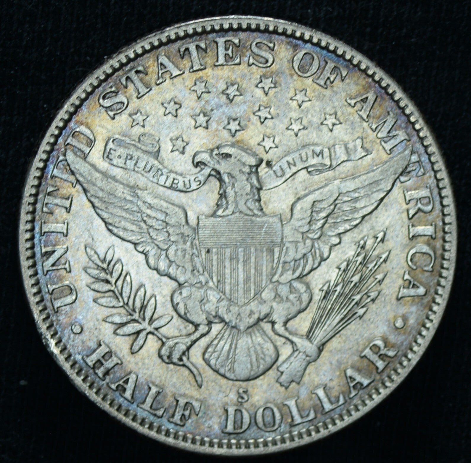 1914 S Barber Silver Half Dollar AU ~ 26114