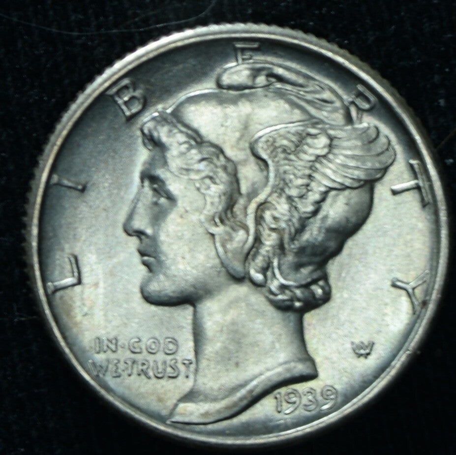 1939 10C Mercury Dime UNC ~ 26202