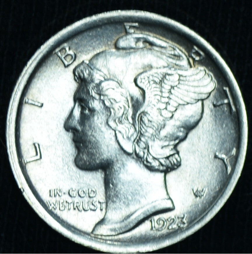 1923 10C Mercury Dime BU FB ~ 26328