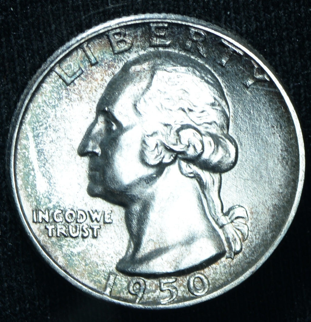 1950 25C Washington Quarter Uncirculated  Toner ~ 26007