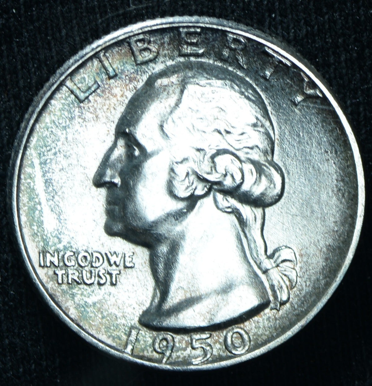 1950 25C Washington Quarter Uncirculated  Toner ~ 26007
