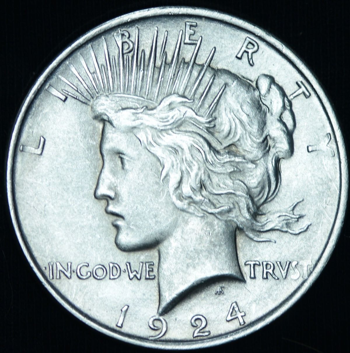 1924 $1 Peace Dollar BU Lusterous ~ 26373