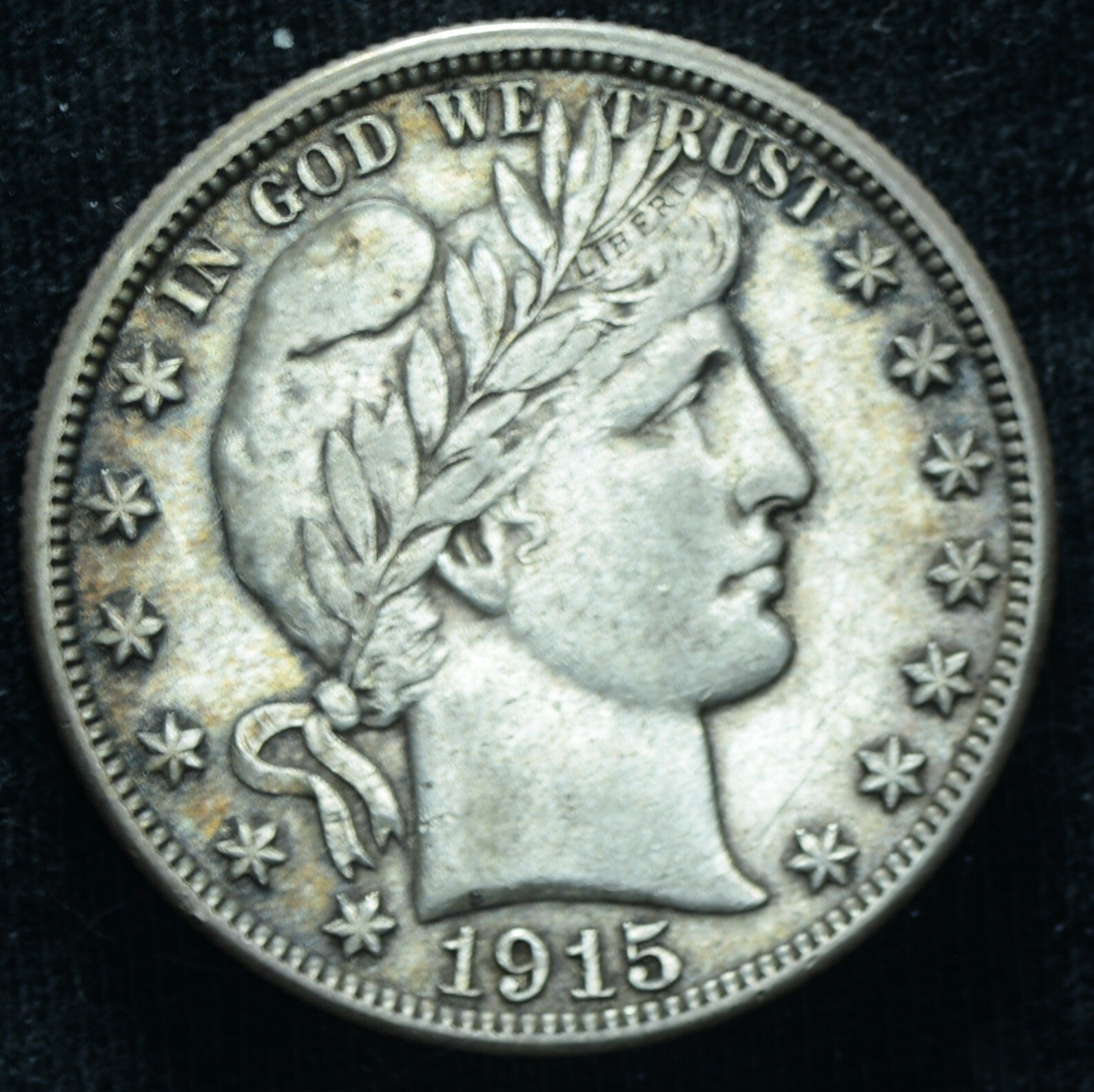1915 D 50C Barber Half Dollar XF ~ 26321
