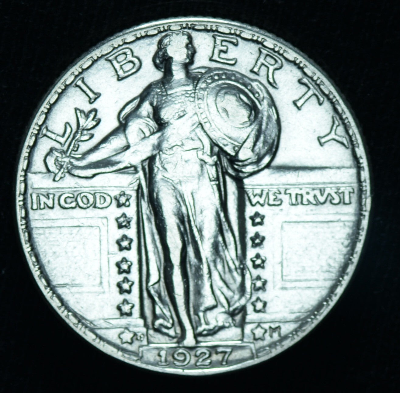 1927-D Standing Liberty Quarter AU+ ~ 26193