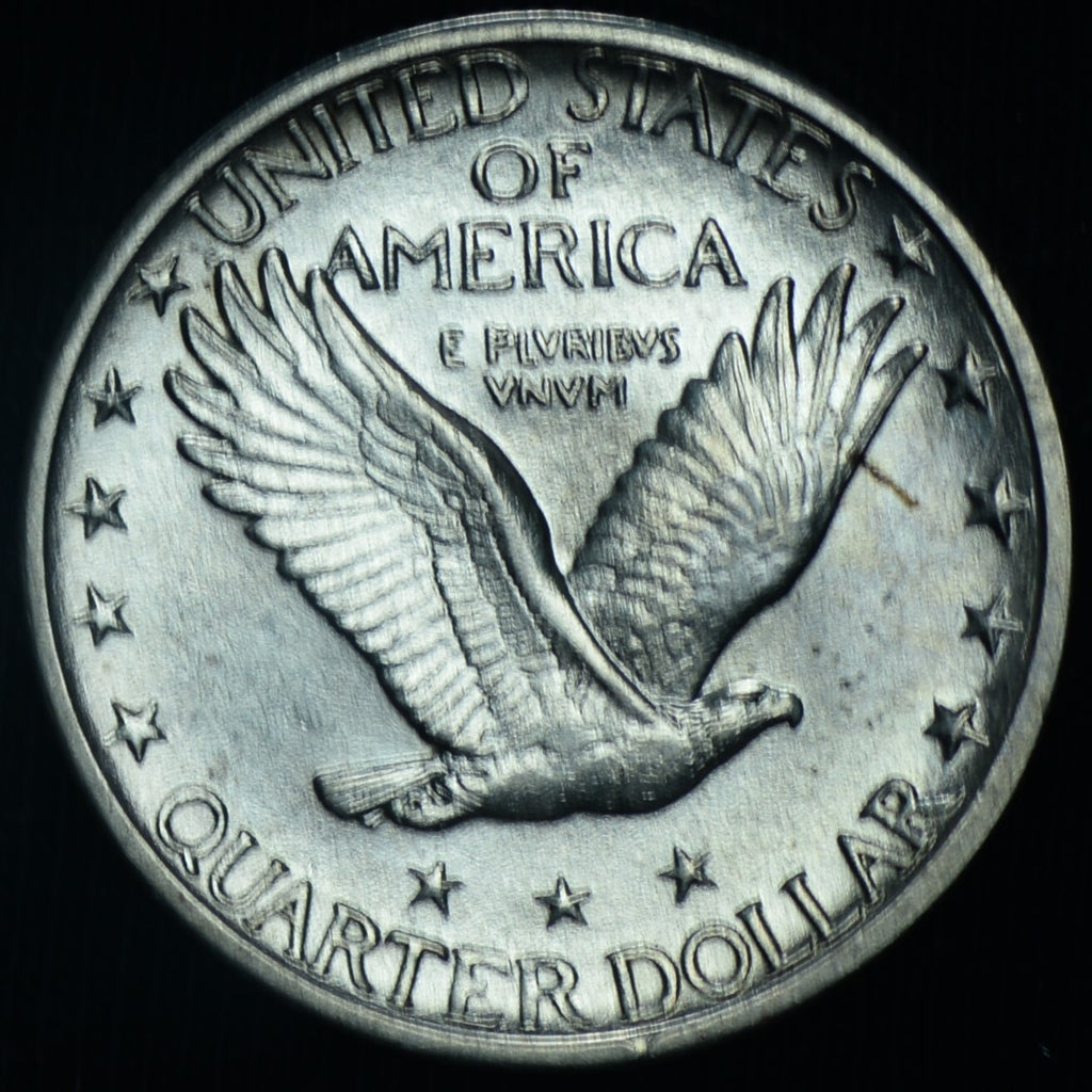 1918-S 25C Standing Liberty Quarter Lustrous BU Scarce This Nice ~ 26432
