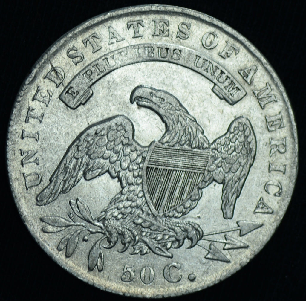 1835 50C Capped Bust Half Dollar AU - 25146