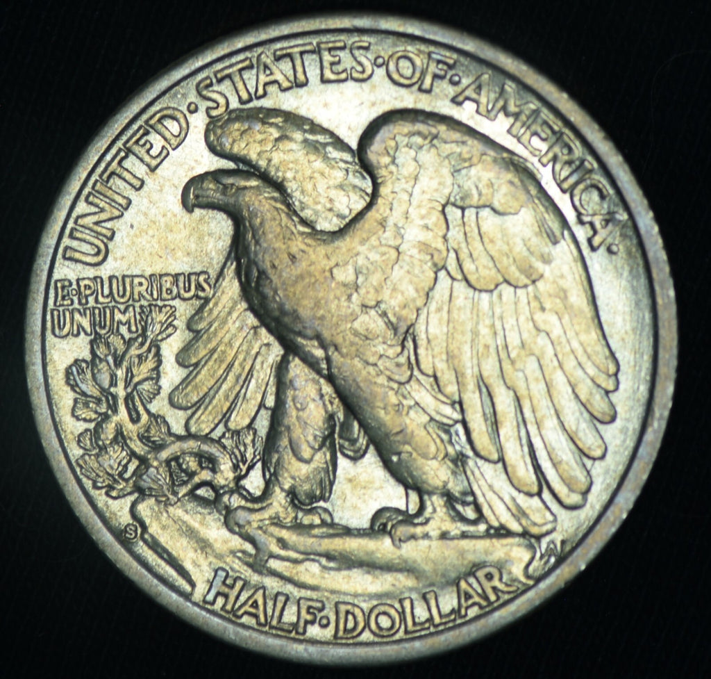 1929-S 50C Walking Liberty Half Dollar AU ~ 26489