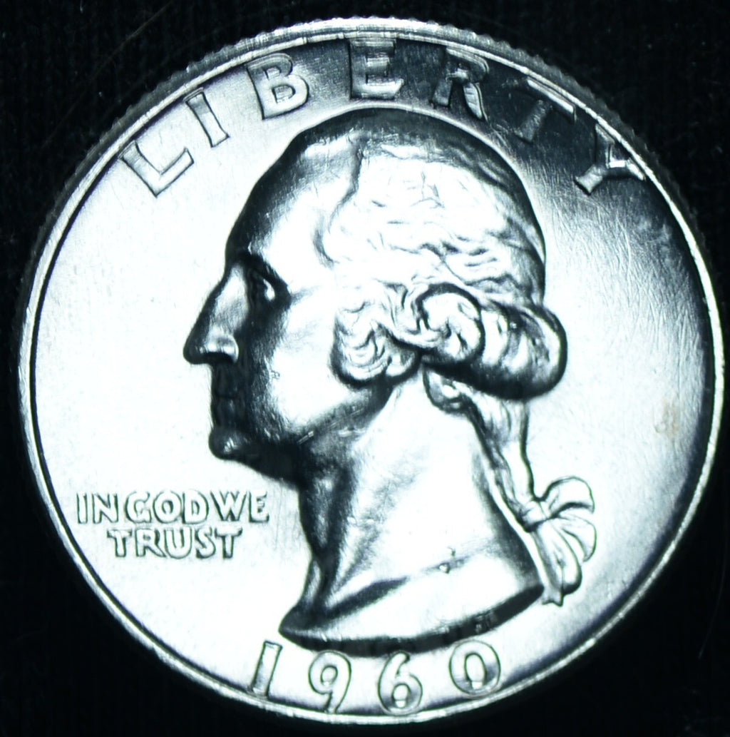 1960 25C Washington Quarter BU+ Brilliant Uncirculated Beauty ~ 25469