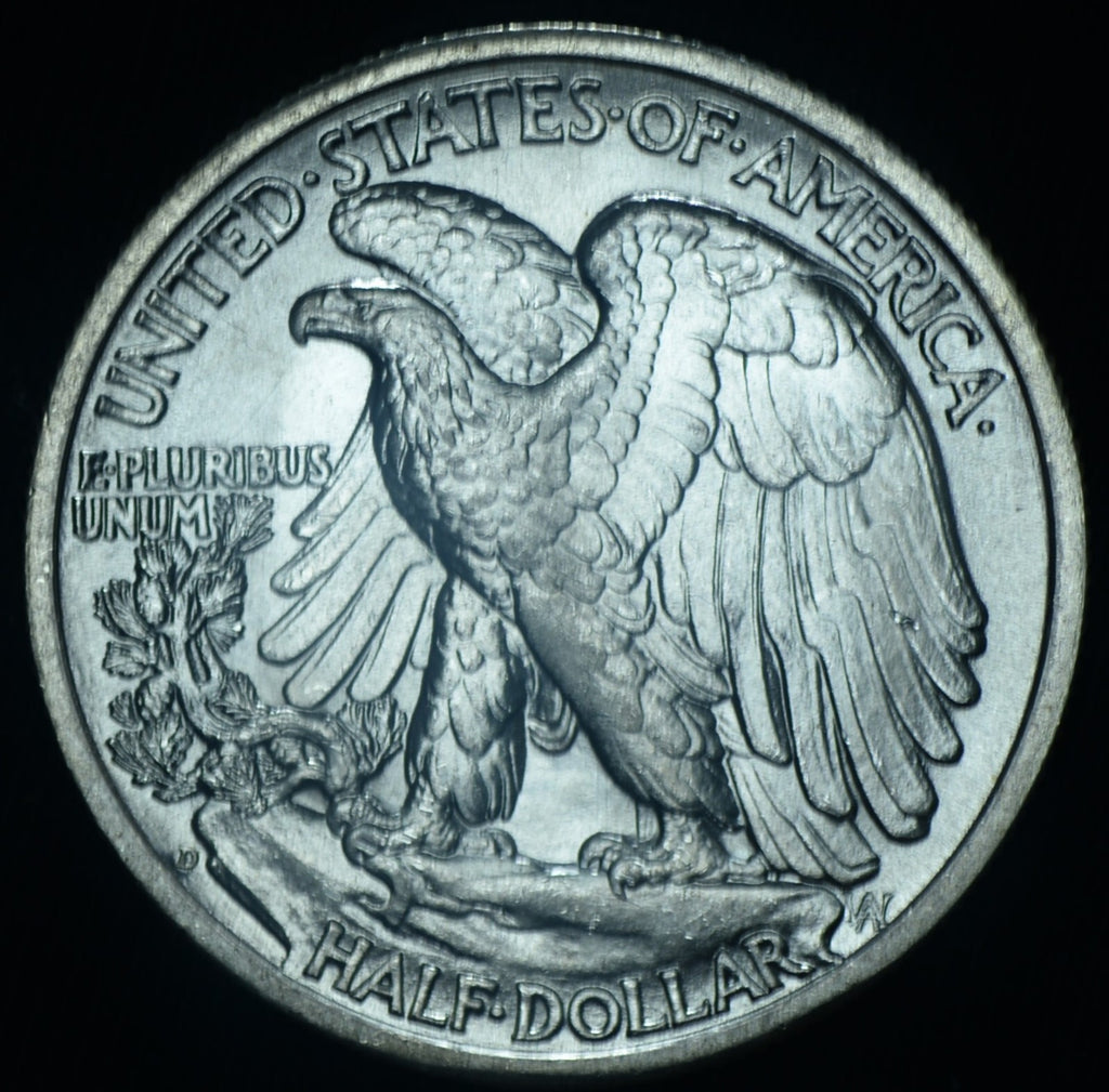 1942-D 50C Walking Liberty Half Dollar BU Gem ~ 26460