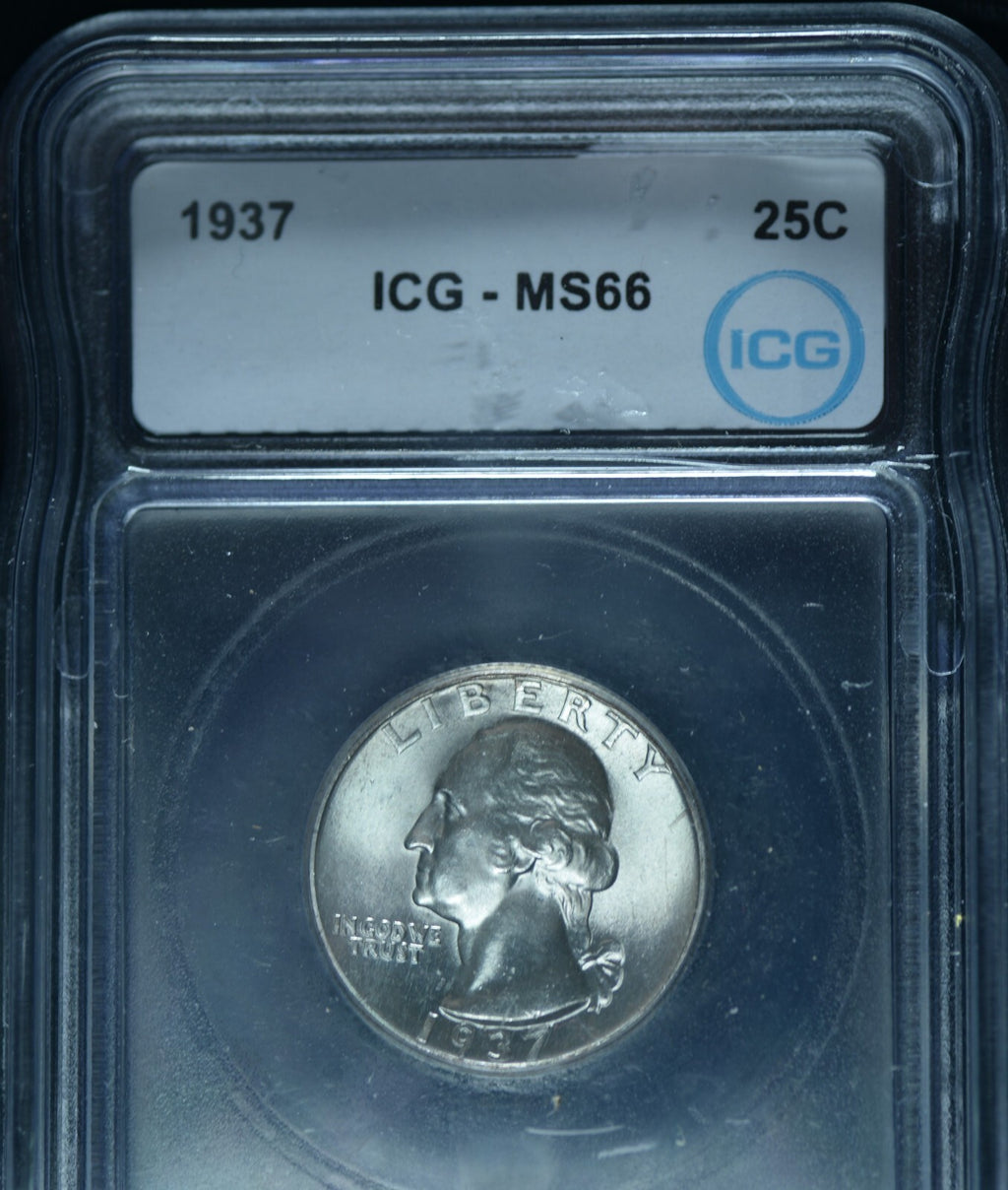 1937 25C Washington Quarter MS66 Gem ~ 26436